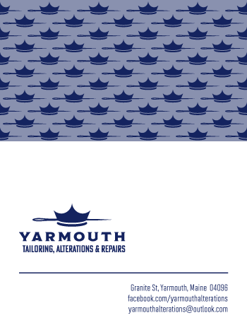 Yarmouth Tailoring Business Cards