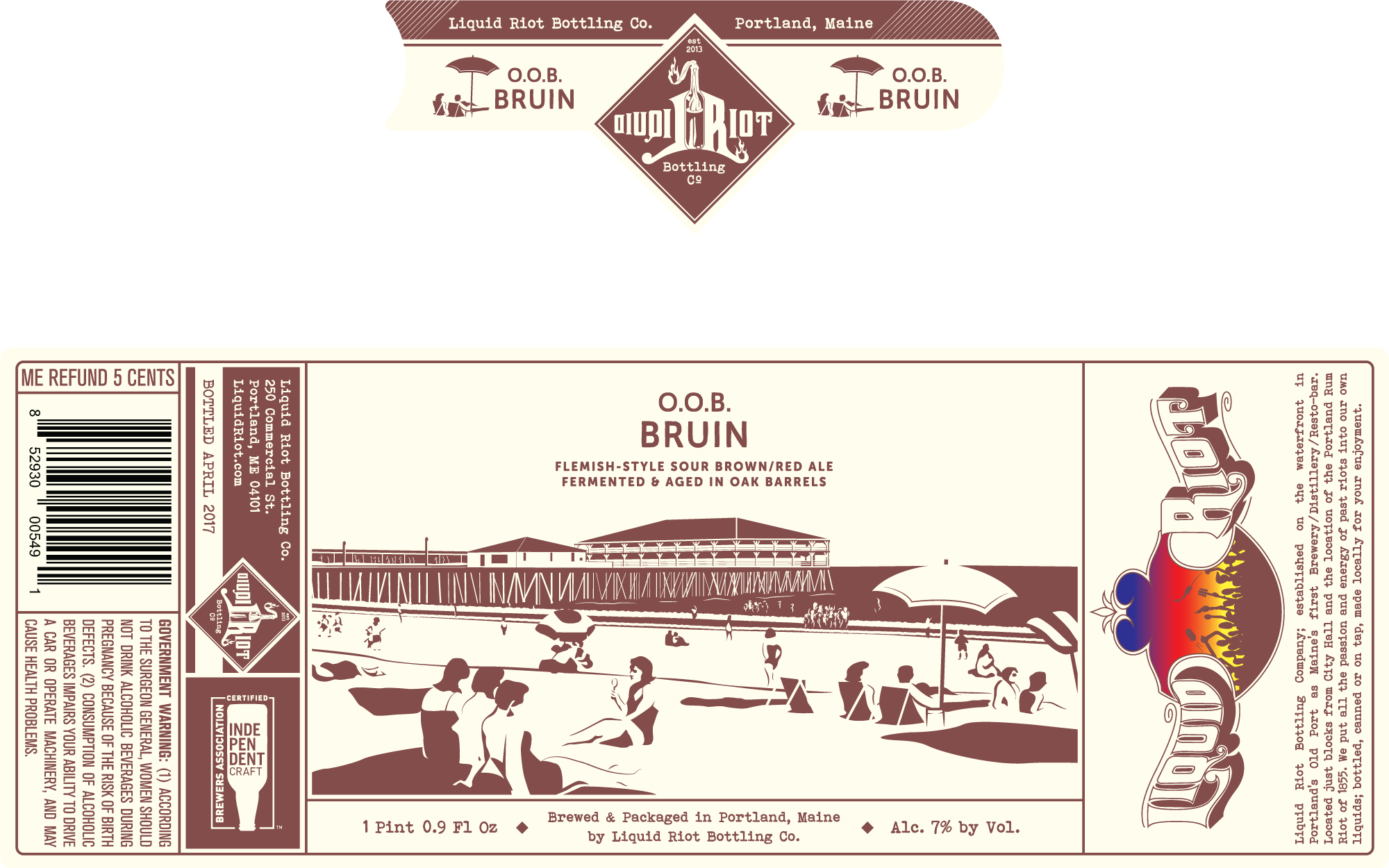 Thro' Creative | Liquid Riot Bottle Series