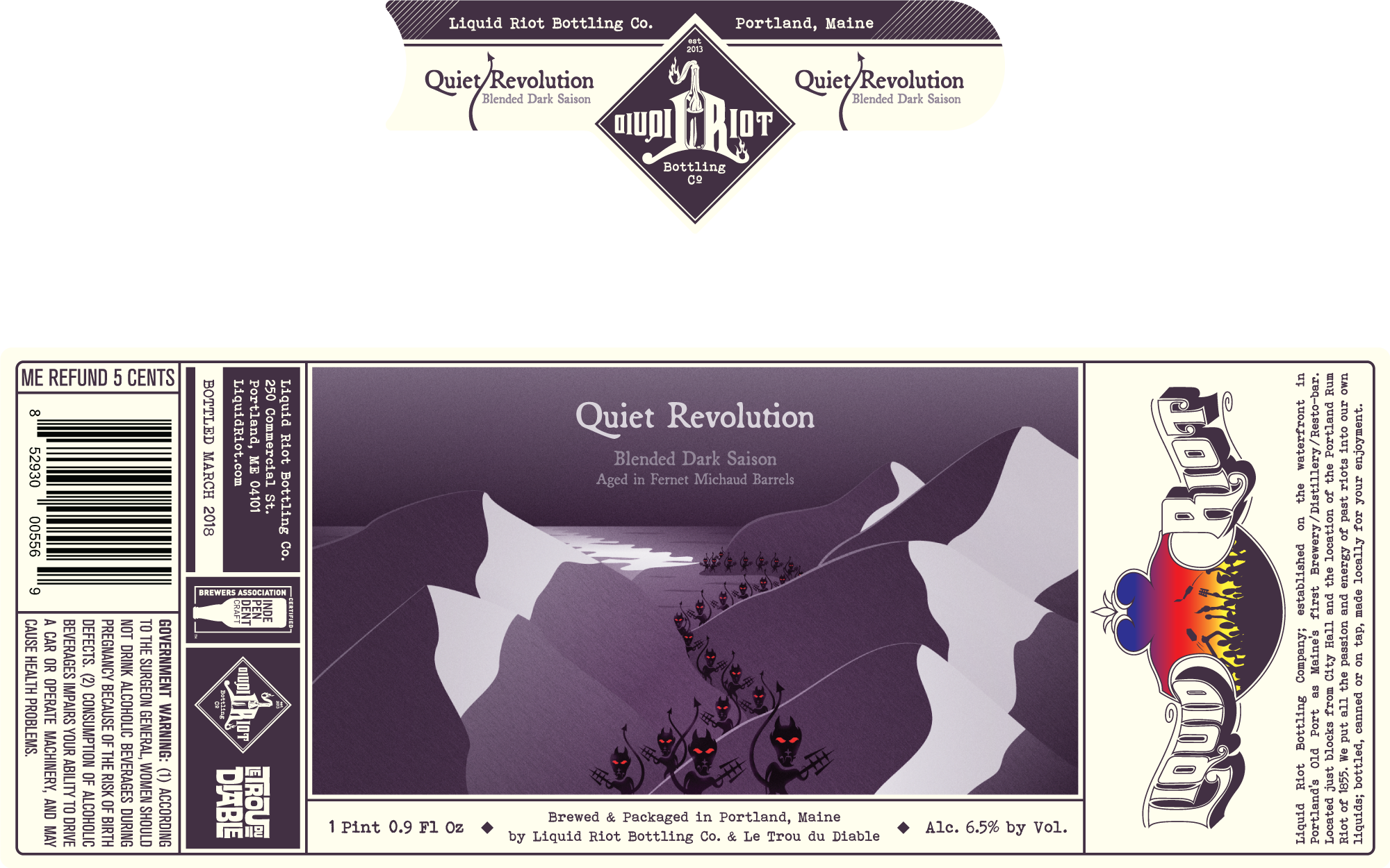 Thro' Creative | Liquid Riot Bottle Series